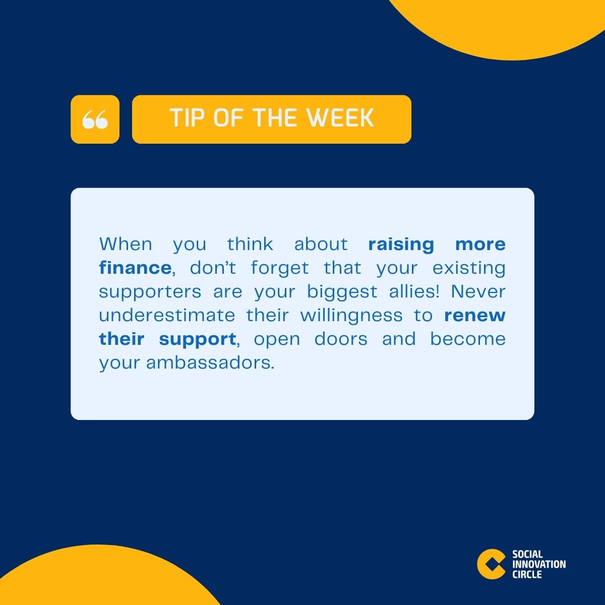 Social Innovation Circle tweet media