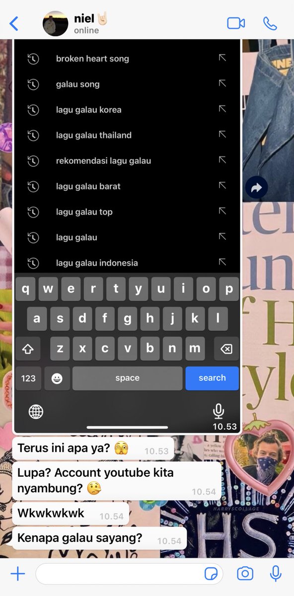 lagu galau;

─ a chs two tweet au
© cherstuds