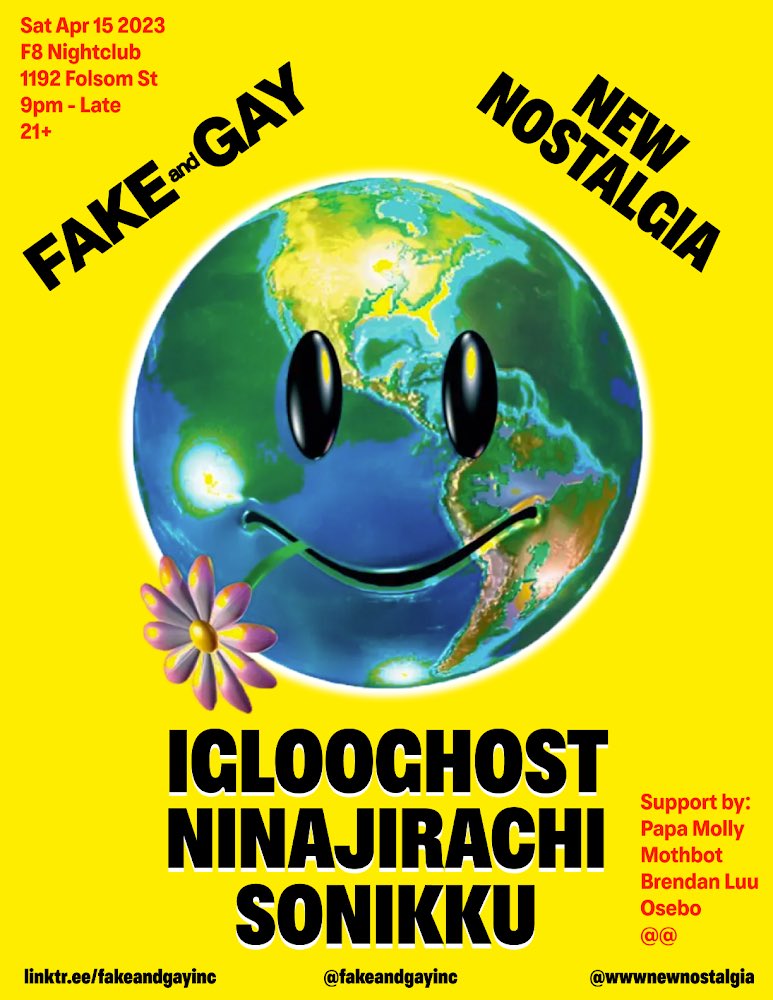 ninajirachi (@ninajirachi) on Twitter photo san francisco w <a href="/IGLOOGHOST/">Iglꙩꙩghost</a> <a href="/SONIKKU_DJ/">SONIKKU</a> 🌎🌍🌏 !!!
this is gonna be unreal thanks for having me <a href="/FAKEandGAYinc/">FAKE and GAY</a> 💗💗💗 san francisco w <a href="/IGLOOGHOST/">Iglꙩꙩghost</a> <a href="/SONIKKU_DJ/">SONIKKU</a> 🌎🌍🌏 !!!
this is gonna be unreal thanks for having me <a href="/FAKEandGAYinc/">FAKE and GAY</a> 💗💗💗