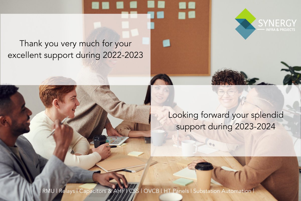 Thank you very much for your excellent support during 2022-2023.  We, SYNERGY wishing everyone for a great success and achievement during next financial year and looking forward your spending support 2023-2024.

#achivement #achivements #success #sucessstories #SuccessStory