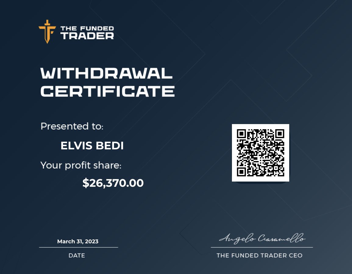 Currently funded on 4 prop firms 
27k out of 100k profits in first week done 

The only motivation you need 
God + Serendipity EA

4 new project launch announcement this Sunday 

#Certified brokeboy
#us30legend