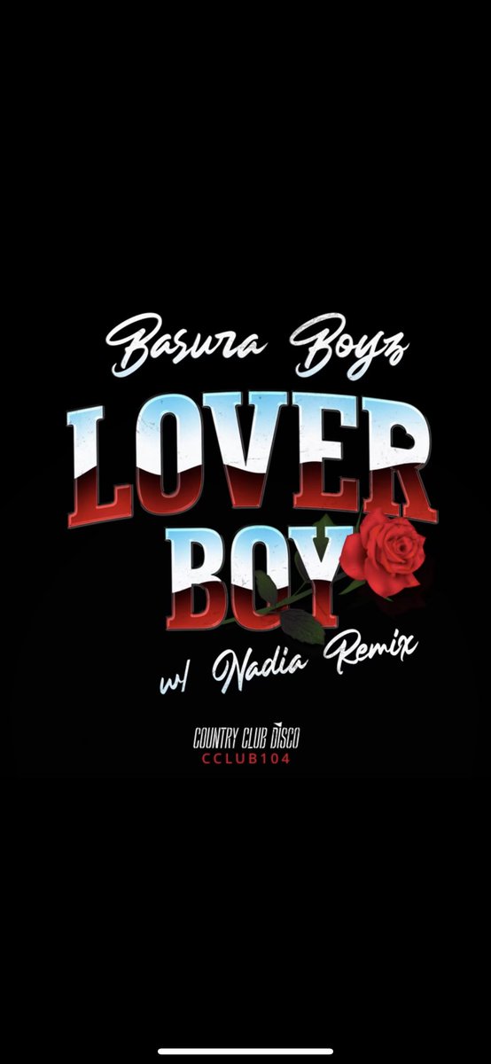 Basura Boy (@basuraboyzmusic) on Twitter photo Lover Boy πΉ
w/ the craziest remix from @Nadia_Australia
First track I ever did a full verse on just dropped. This song really gave me the confidence in my abilities and helped shape my sound. @
This oneβs for yβall π€
<a href="/countryclubdsco/">Country Club Disco</a> Lover Boy πΉ
w/ the craziest remix from @Nadia_Australia
First track I ever did a full verse on just dropped. This song really gave me the confidence in my abilities and helped shape my sound. @
This oneβs for yβall π€
<a href="/countryclubdsco/">Country Club Disco</a>