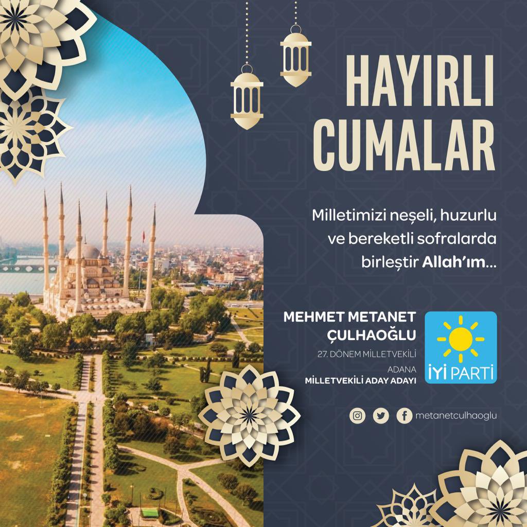 CulhaMetanet's tweet photo. #HayırlıCumalar https://t.co/p2pjmgx8XV