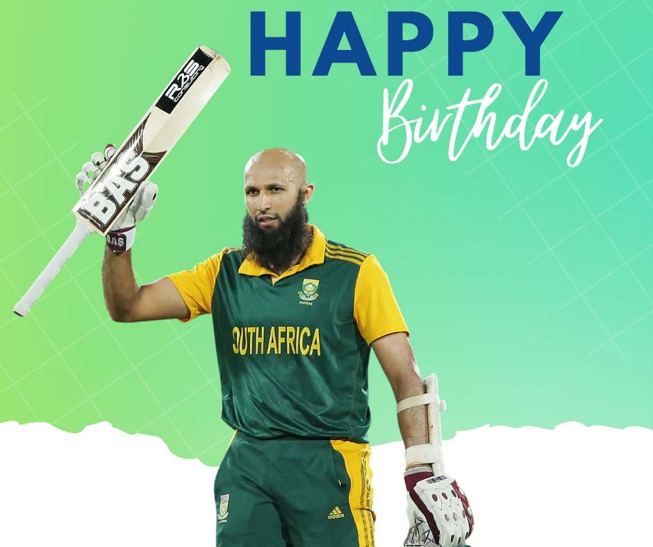  Happy 40th birthday to the legendary Hashim Amla!  