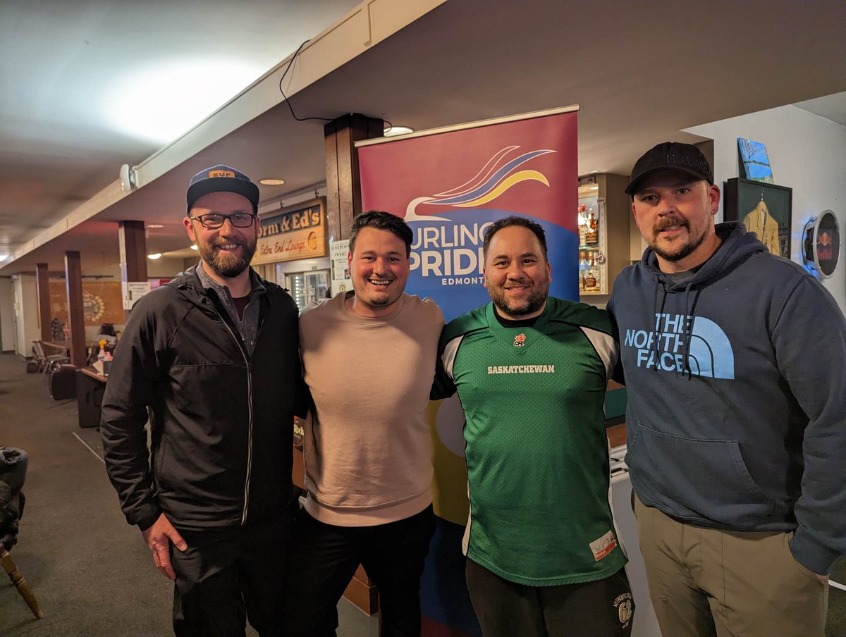 GlobalJesus's tweet photo. Give it up for @anthonyfalls -- 1st year curling... learned and grew so much. And already a champion!

Total Sheet Show... C Division Champs! 

@giTraveller @RKSAlberta 

#curling #lgbtq https://t.co/2A2PhTnfHa