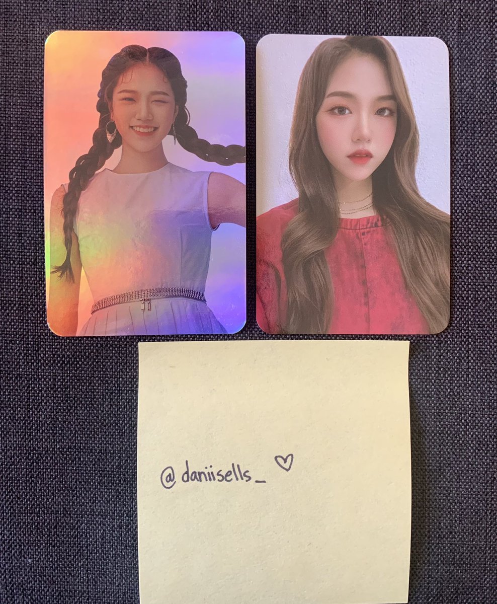 daniisells_'s tweet photo. selling Lena GWSN pcs
~$4 each
~availability ✅✅
~usa only
dm if interested!!🤍🤍

tags: #lena_gwsn #lena #gwsn #kpop https://t.co/mz3WmZGWJR