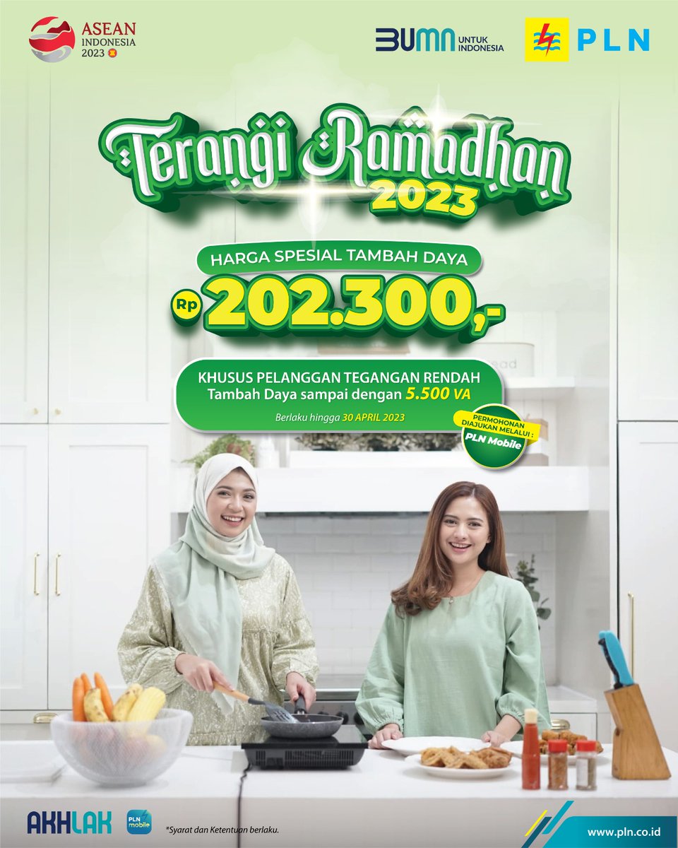 bumntangerang3's tweet photo. PROMO ALERT
Electrizen, Ramadhan makin nyaman dengan Promo Terangi Ramadhan 2023!

Segera dapatkan promonya hanya di PLN Mobile! 

#TerangiRamadhan2023 #RamadhanBerkahPLN #PLNMobile #PLN #PromoPLN #UnleashingEnergyandBeyond #SemuaMakinMudah https://t.co/rW0uqK4pQD