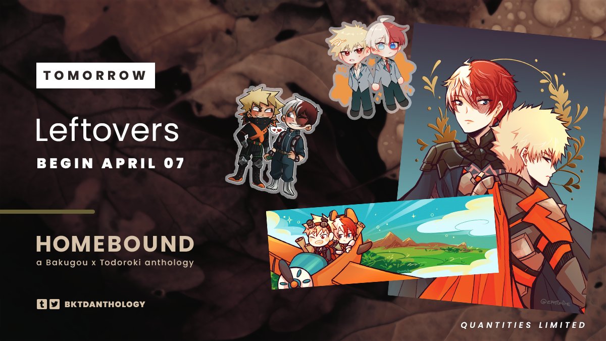 🌿 1 DAY UNTIL LEFTOVERS 🌿

Your last chance to grab these super cute BKTDBK merch items will be during our leftover sales opening tomorrow! ✨ Quantities are limited, so set your alarms for 24 hours from now to grab them quickly!!