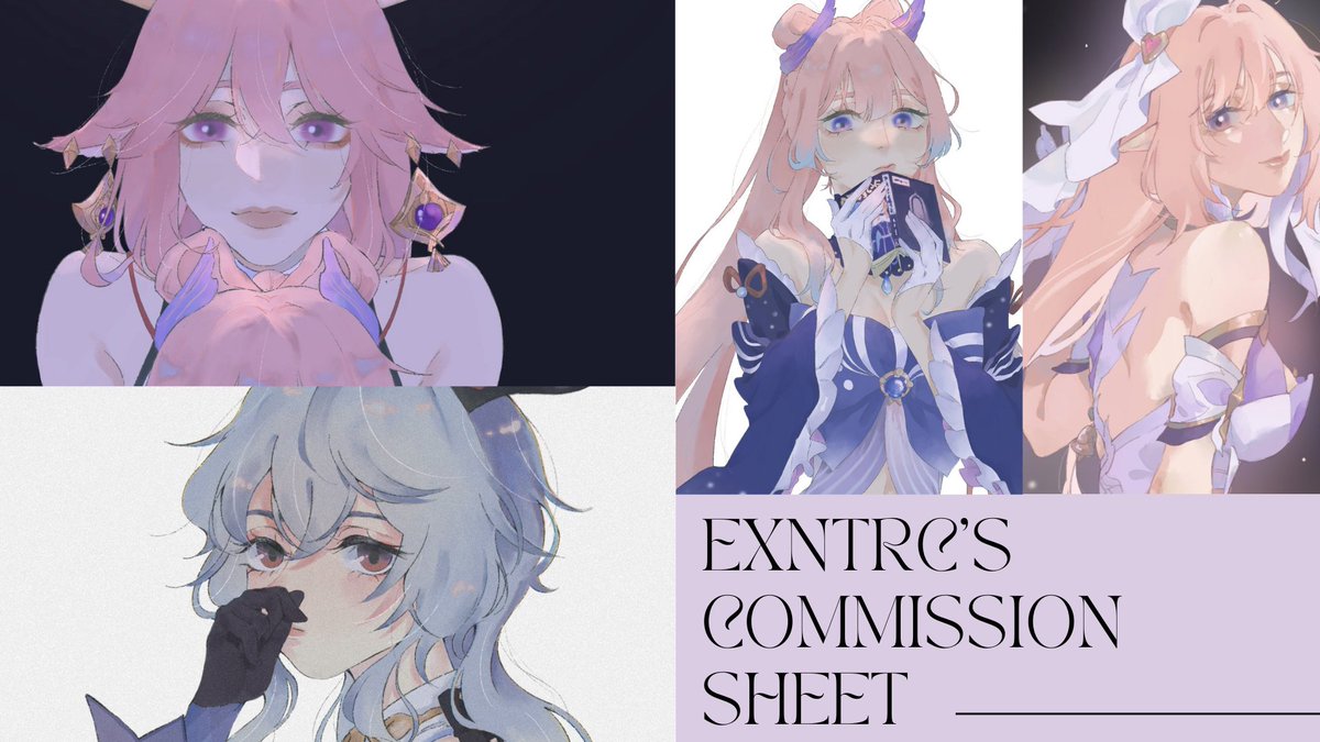 [RT & likes appreciated!! 🖤]

hii i'm currently opening commissions for 2-3 slots now bc i need to pay bills ;-;

shoot me a dm if you'd like to order >w< 