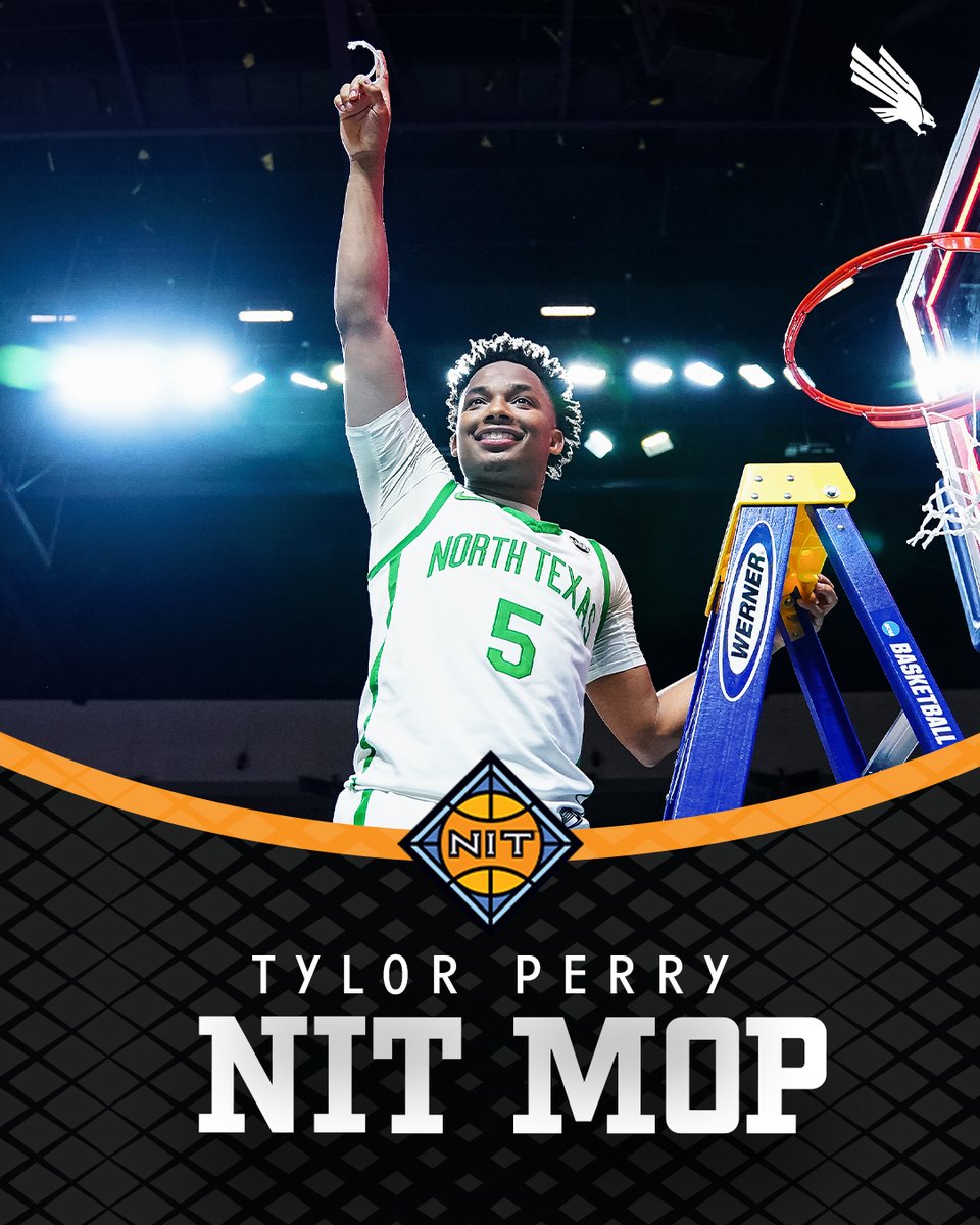 Tylor Perry is the #NIT2023 Most Outstanding Player!

<a href="/MeanGreenMBB/">UNT Basketball</a> | #NITMBB