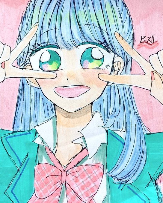  参加失礼しますー！創作や摸写してます!!摸写は地縛少年花子くんや少女漫画が多めです！絵描きさんフォロバしてます仲良くし