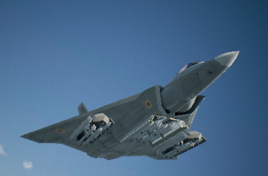 jundahollow's tweet photo. F/B-22 with 8AAM pods? Why not?
#acecombat #ace_combat #エースコンバッ #エースコンバット7MOD写真部 https://t.co/GR5aB0ktIh