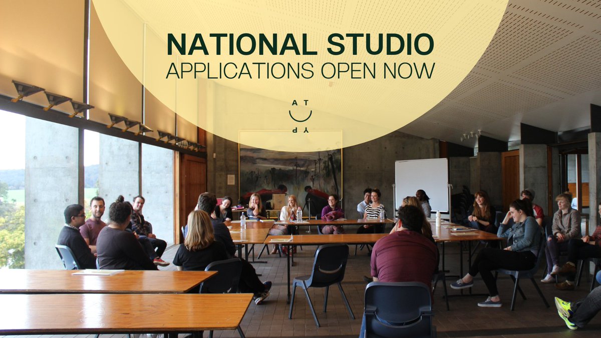 ATYP’s iconic National Studio is back for 2023, and applications are open now! 

This year National Studio will run from Monday 10 – Saturday 15 July at Bundanon, NSW.

Applications close 9AM AEDT Wednesday 3 May 2023. Apply here: atyp.com.au/writing/the-na…