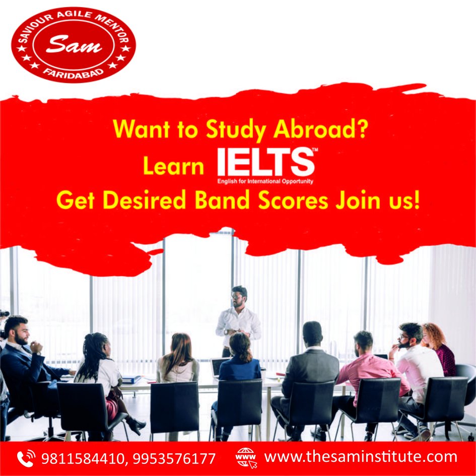 institute_sam's tweet photo. Want to Study Abroad? Learn IELTS  Get Desired Band Scores Join us! https://t.co/LcMAD7v32M