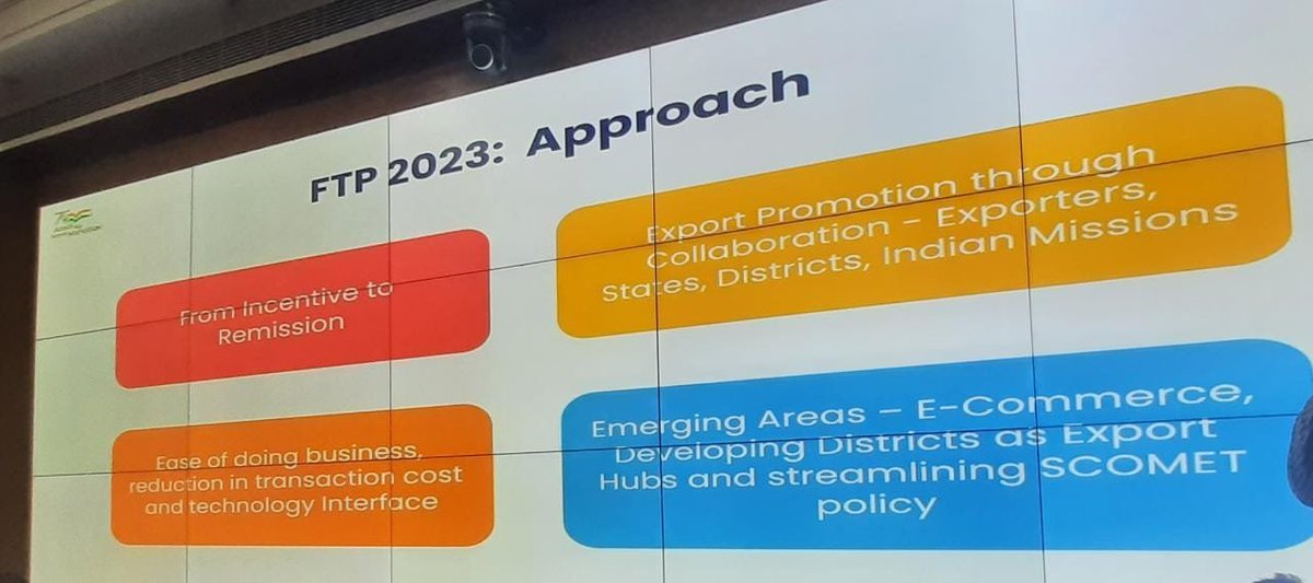 NewsMobileHindi's tweet image. दिल्ली: केंद्रीय मंत्री #PiyushGoel ने वाणिज्य भवन में &apos;विदेश व्यापार नीति 2023&apos; का अनावरण किया।

#delhi