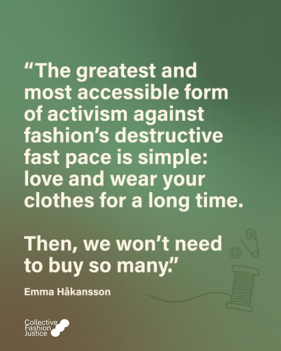 Everyone can help to create a total ethics fashion system. ❤️

#SlowFashion #ConsciousFashion #FairFashion