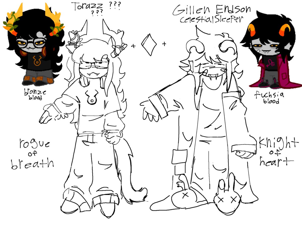 marshawwll's tweet photo. me and @twofoldDaydream's trollsonas!!!!! arent they cuties!!!!!!!!!! #homestuck #moirails #fantrolls #trollsonas https://t.co/AkzCGninPQ