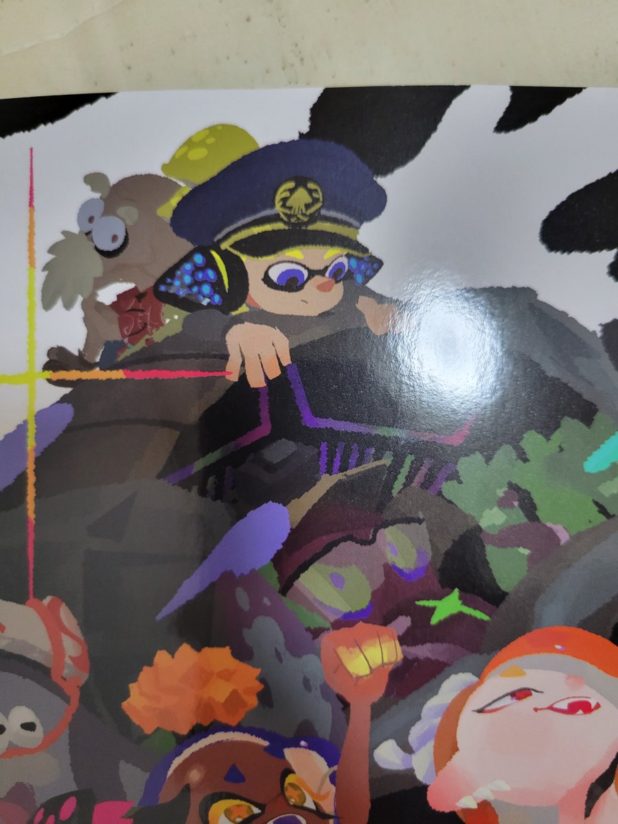 イカすアートブック3読む前のワイ
「裏表紙のカバー外したら初めてボーイ司令の公式絵あった...!」
イカすアートブック3一通り目を通した後のワイ
「司令20~30ぐらい描かれてたけどさっきの以外全部ガール姿じゃねぇか!まだ全っ然扱い改善されてねぇ!!」
#Splatoon3 #スプラトゥーン3