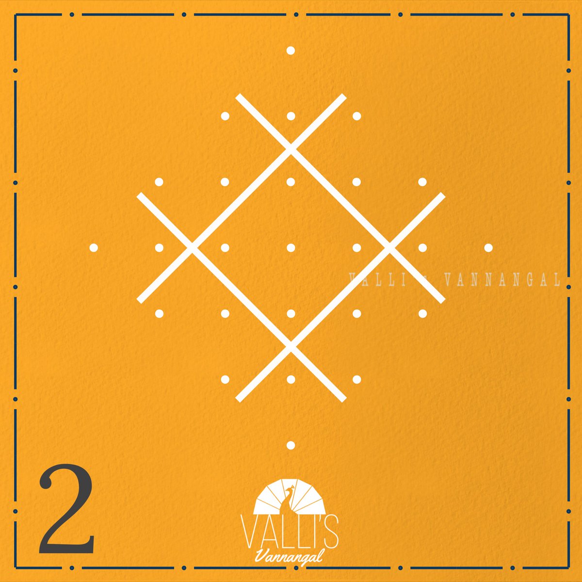 vallisvannangal's tweet photo. Come, Kolam with me ! Part I

Learn this easy and simple 7X1 Kambi kolam and let me know in the comments how it turned out 🙏

#kolam #kolamdesign #kolamdesigns #mugulu #patternart #digitalart #rangoli #digitalrangoli #rangoliart #rangolidesigns #sikkukolam #muggulu #kolamdesign https://t.co/RLnM3g2mGa