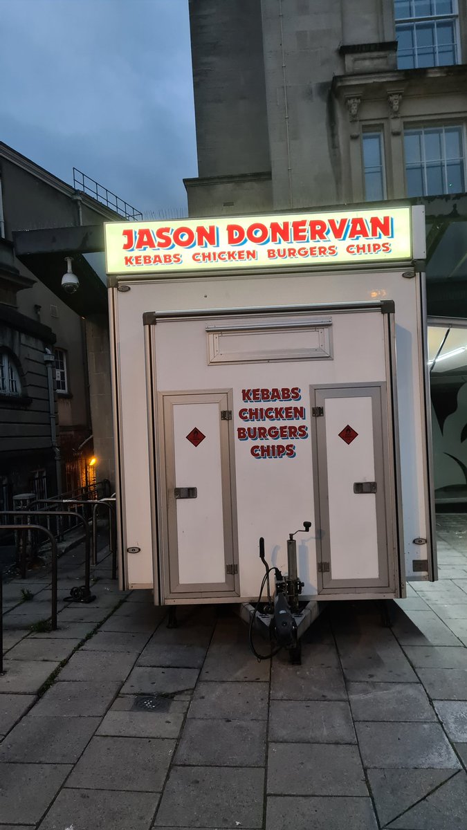 bsmithers's tweet image. Schnitzel van. @CroftyF1 @SkySportsF1 saw these guys in Bristol. They need a van in Melbourne