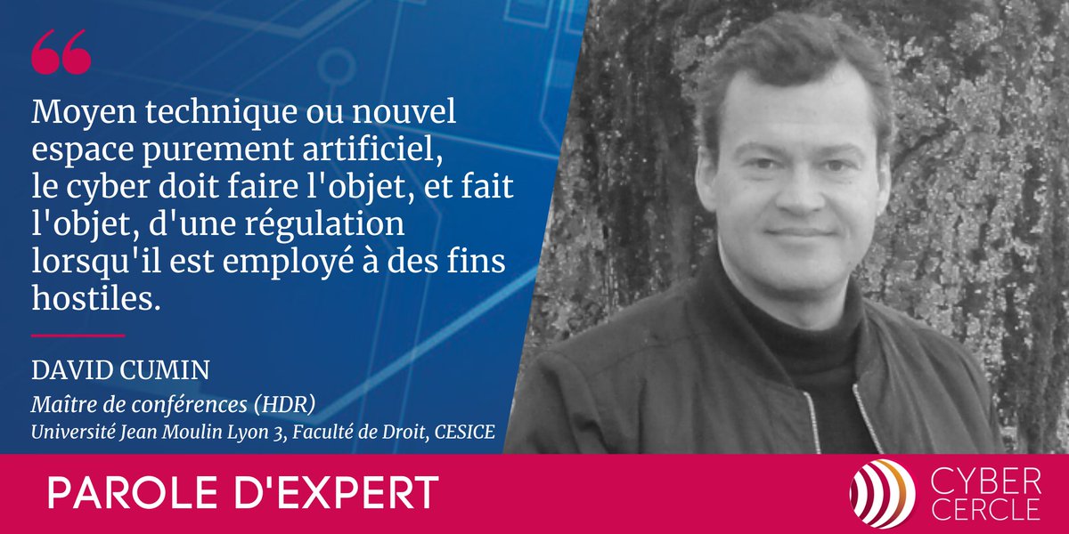 CyberCercle's tweet photo. đ#VendrediLecture
âDe la #securitenumerique en pĂ©riode de conflit armĂ©. ProblĂ©matique de la rĂ©gulation juridique des cyberopĂ©rations militairesâ, une #ParoledExpertCyberCercle de David CUMIN MaĂźtre de confĂ©rences (HDR) @UJML FacultĂ© de Droit, CESICE
đ https://t.co/570ZZfHNK7 https://t.co/EhCpNmdB1j