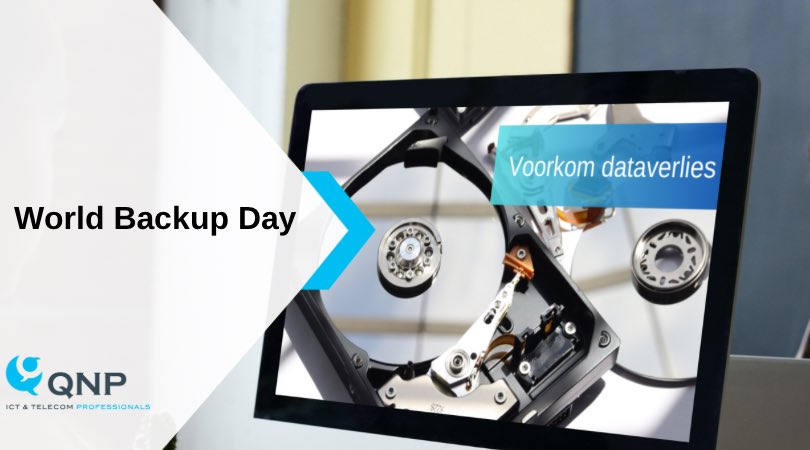 QNPICT's tweet image. Vandaag is het #WorldBackupDay. Deze dag vraagt om aandacht voor back-ups.Het kwijtraken van bestanden gebeurt helaas vaker dan je denkt!
Een goede back-up is cruciaal voor het #beveiligen van je #data. 
Bel 076-5975000 voor meer informatie over onze back-up oplossingen.

#backup