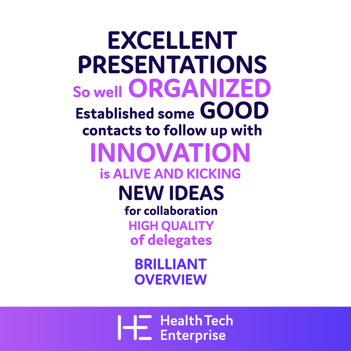 HealthEnterpris's tweet photo. Thank you to everybody who attended our #MedTechFUTURES conference! From the feedback, it is clear that a platform for clinicians and innovators to share insight and collaborate on solutions for use in #healthcare systems is essential.
#MedTech #HealthTech #Innovation https://t.co/UZsGuJNeM2