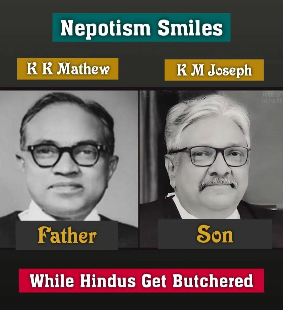 SanjayTanwani_2's tweet image. They smile when they hear about Brahmin Genocide. Too much secularism in Indian Judiciary.