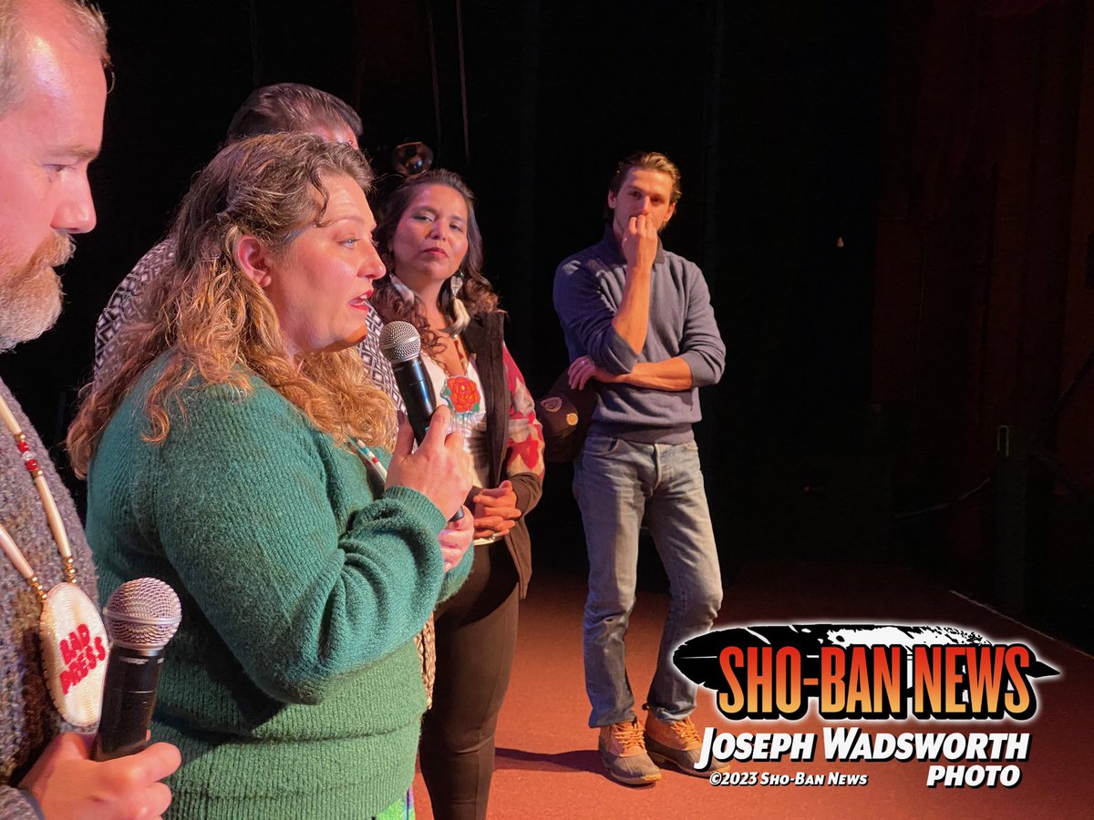 Our Sho-Ban News staff had a great time at the Sun Valley Film Festival during the screening of “Bad Press” Msvoke Media’s pursuit of free press. Thanks for asking us to participate in the question &amp; answer period in our original homelands!