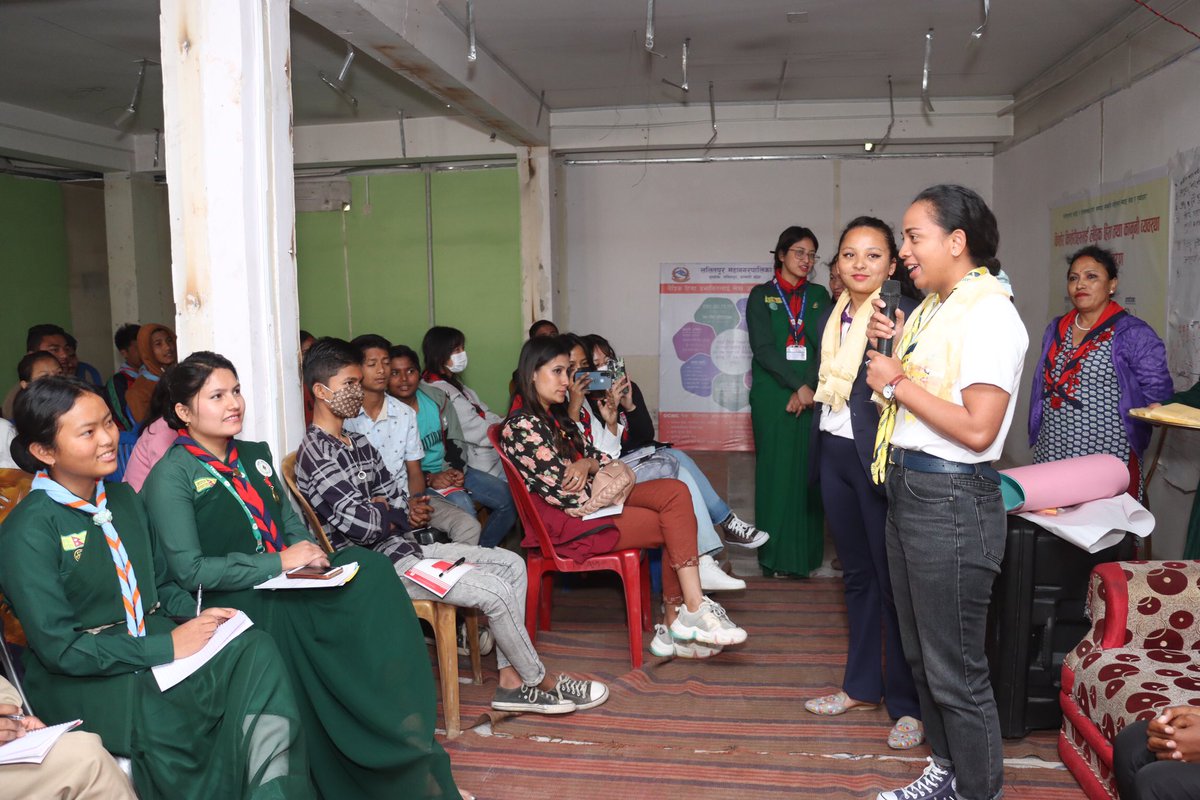 we attended a workshop on GBV and it’s legal provisions in Nepal which was hosted by Lalitpur Metropolitan city and later we did recruitment and advocacy to 150 youths.
#yessgirlsmovement
#yessgirlsmovement2023 #wagggs #norec #NepalScouts