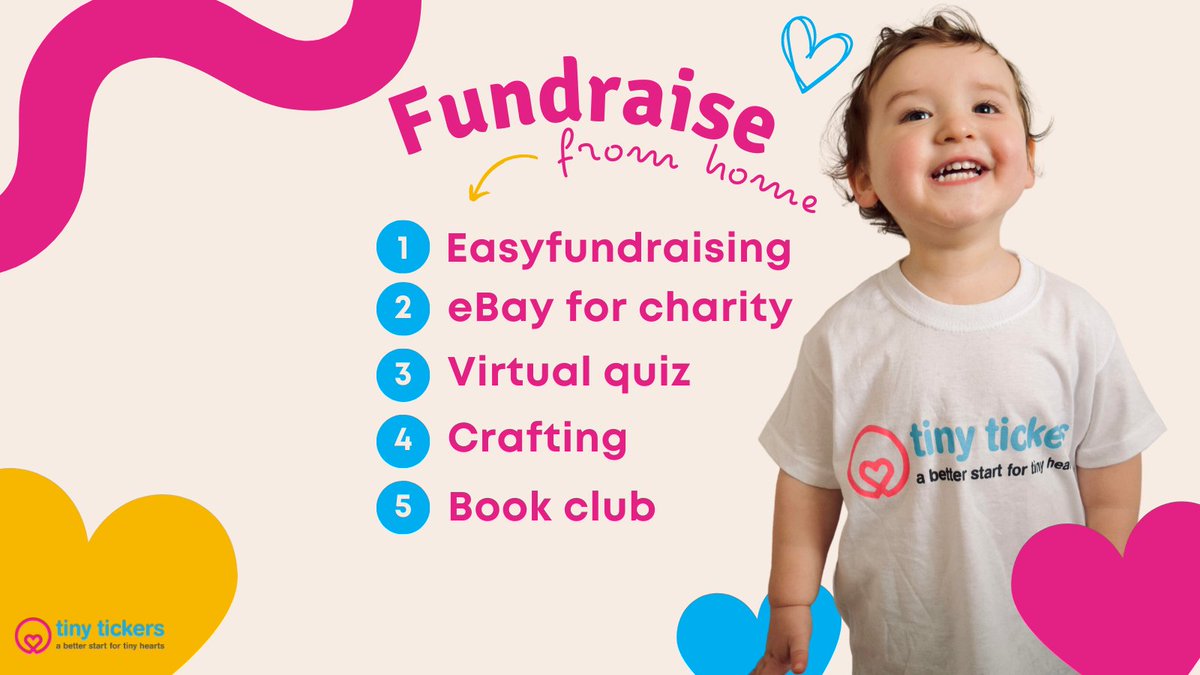 Sadly Amazon has decided to close their AmazonSmile charity programme. For the last 10 years, you've raised £3,052 for tiny hearts!  💛 💖 If you're looking for other ways to fundraise from home, look no further! ➡️ow.ly/qY4G50NsB4K
#fundraisingfriday