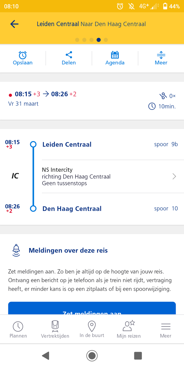 Rubz0r's tweet photo. @NS_online Waarom klopt de reisinformatie in de app niet meer? Dit is al de tweede keer in een week. Het stations bord geeft +20 min voor deze trein. https://t.co/2Ip2EtRKSu