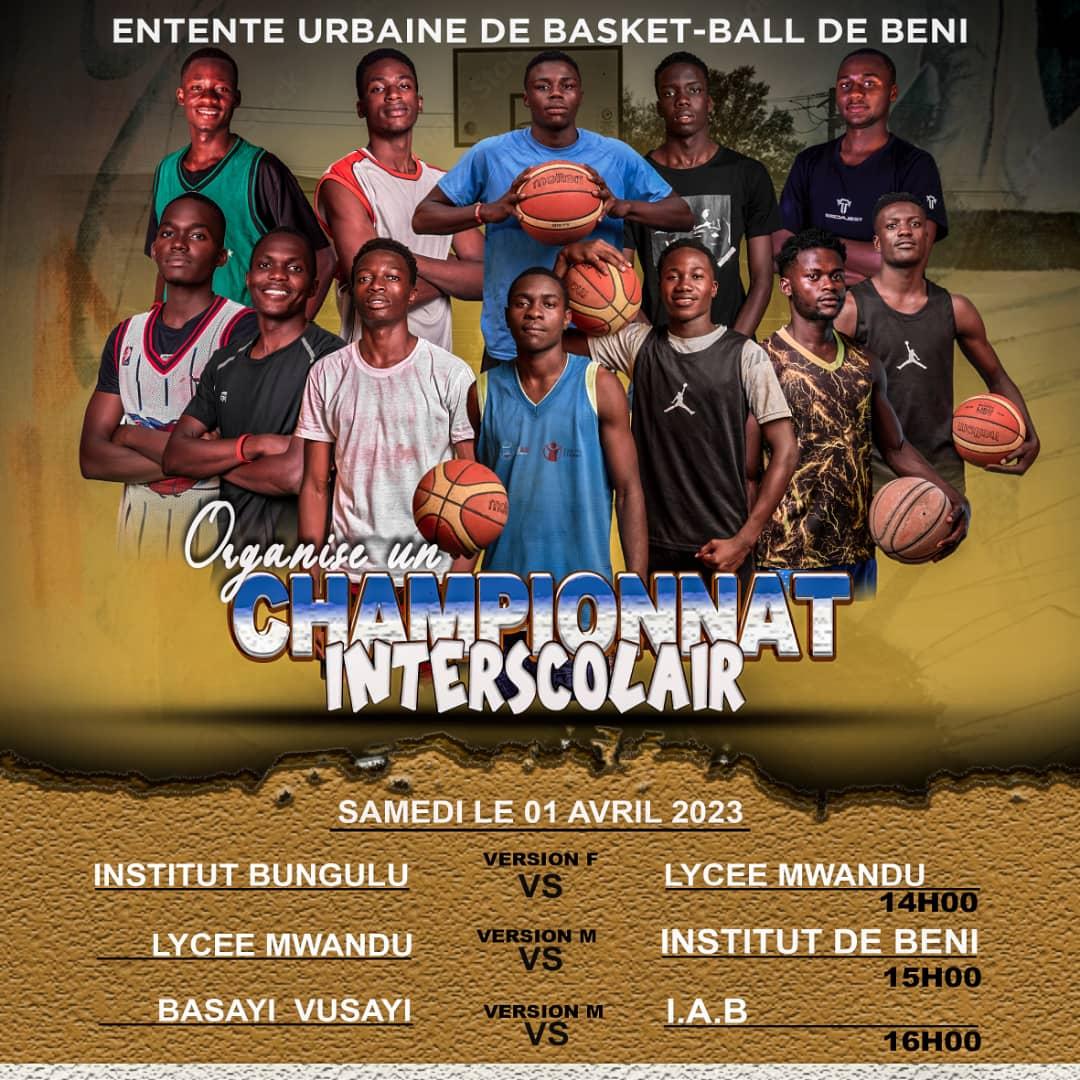 Greatdreamdrc's tweet photo. #RDCSPORTLOCAL
ENTENTE URBAINE DE BASKET-BALL DE BENI
Ce Samedi 01/4/2023 Démarrage Officiel du Championnat interscolaire de Basket-Ball Éd. 2022-2023.
Institut Bungulu vs Lycée Mwandu (dame)
Chez les Messieurs
Lycée Mwandu vs Institut de Beni
Basayi Vusayi vs I.A.B
#FIBA #FEBACO https://t.co/Tz8BpdGXuB