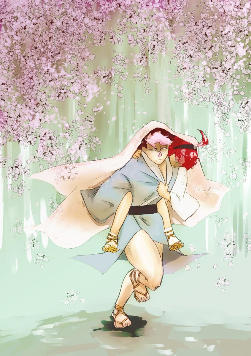 「祭りの趣旨にそぐわないしタグもつけないんですが花まつりたくさん楽しませていただき」|悪趣味のイラスト