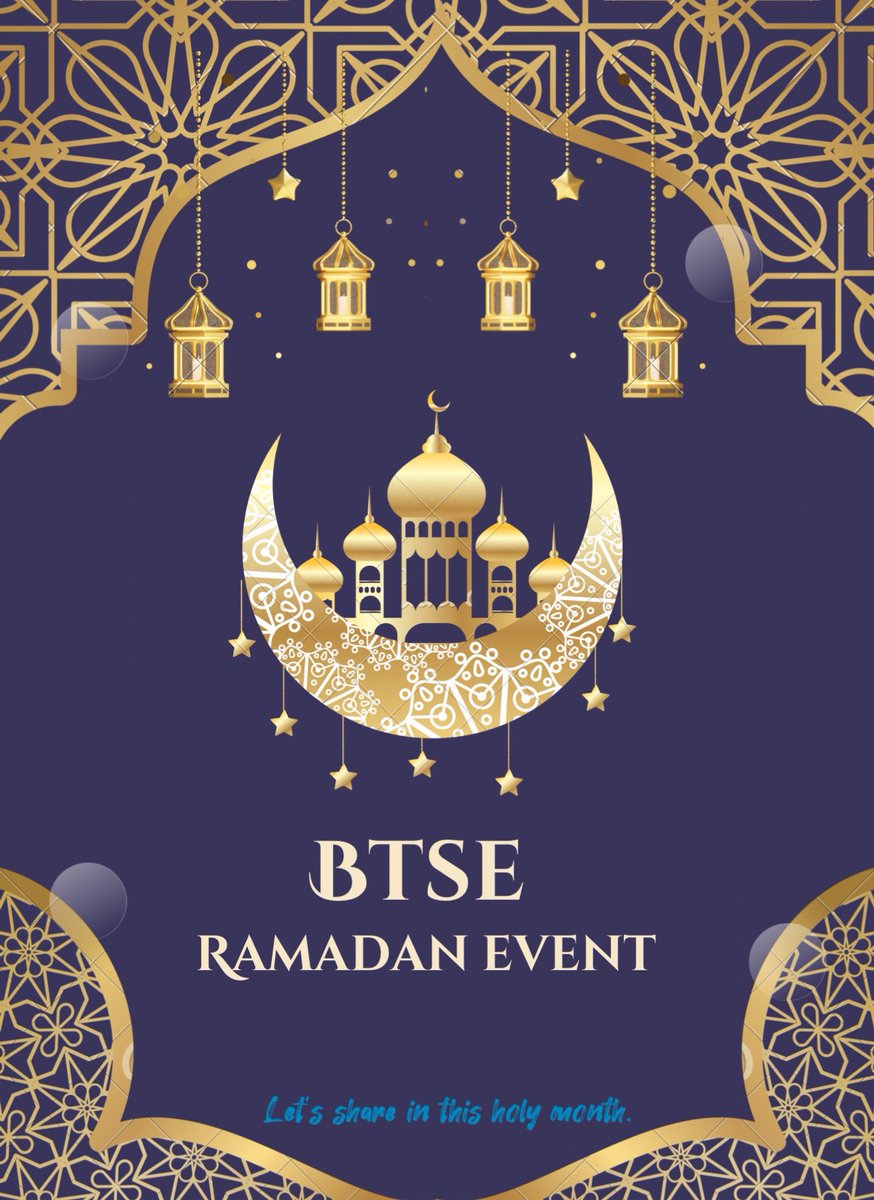 BTSEIndonesian's tweet image. #RamadanEvent 

Share cerita atau video kamu bertema Ramadhan atau Puasa win $150.

🧬 RT+Like and Tag a friend
🧬 Join telegram BTSE Indonesia t.me/BTSE_Indonesia
🧬 Upload video kreatif atau cerita beserta potret bertema Ramadhan/Puasa
🧬 Share dengan hastag #BTSERamadan