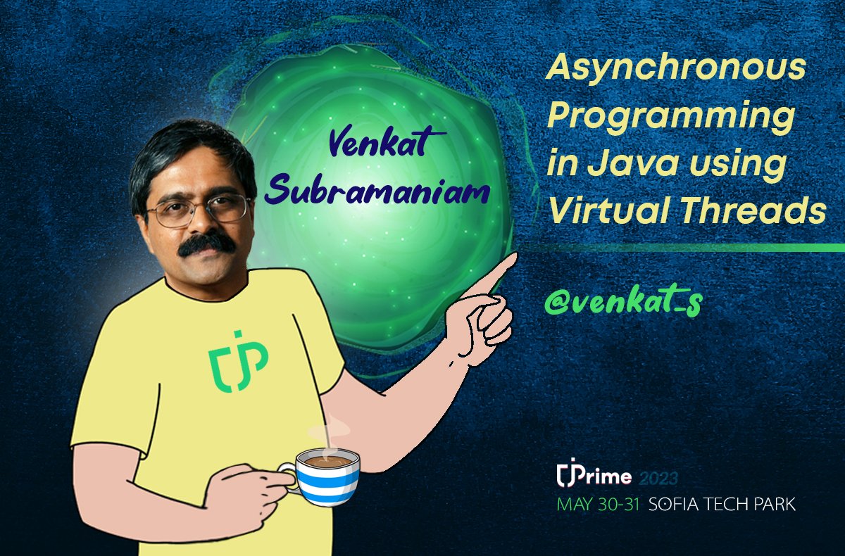 jPrimeConf's tweet photo. This year's #jPrime is going to be awesome! And @venkat_s is going to come to Sofia and give his awesome talk! 
Grab your pass: https://t.co/f5BvvLzJcO https://t.co/tN8jAXi2SF