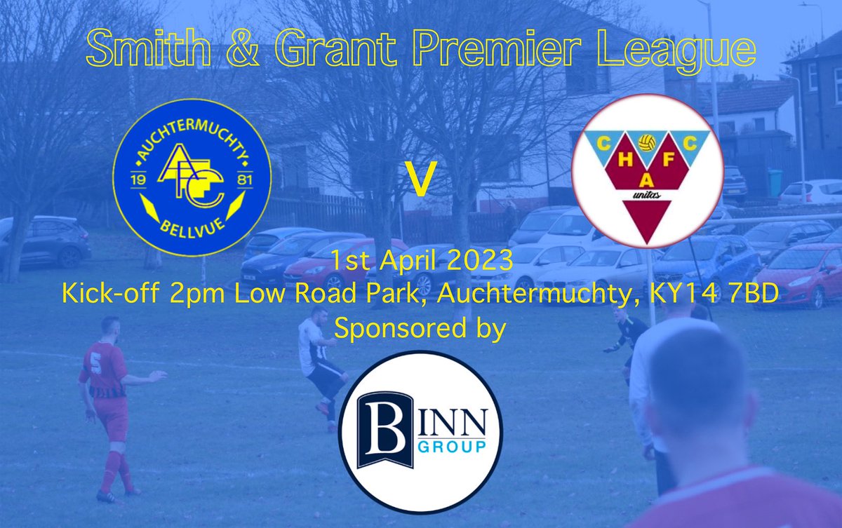 MuchtyBellvue's tweet photo. Home game this weekend for Bellvue as our old friends Cupar Hearts travel to Low Road in the league.💙💛

Match Sponsor: @BinnGroup 

https://t.co/lu94kX79Fg https://t.co/XoaeLC2g06