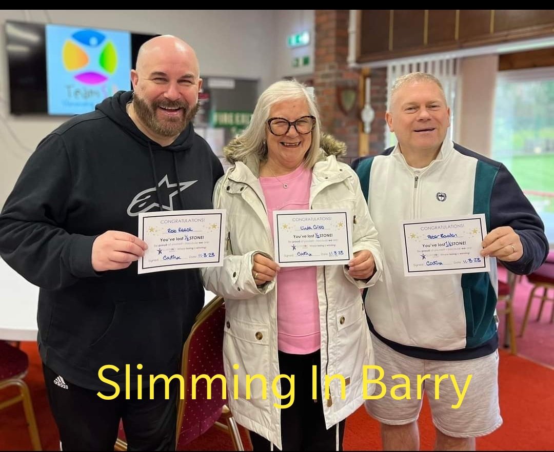 Huge congratulations to Rob who travels in on Saturday mornings from Caerphilly, Linda and Peter. All smashing the weight loss and scales at Slimming In Barry. Proving that we're for the girls....and boys! teamSIB
