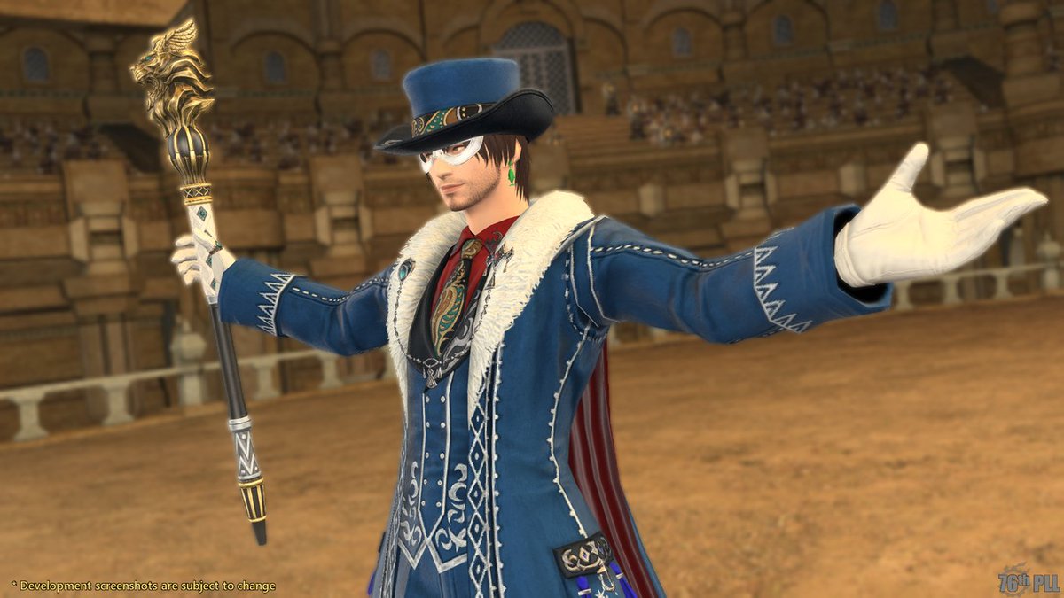 FF_XIV_EN's tweet photo. The blue mage job will receive an update in Patch 6.45!

🔼 Level cap increased to 80
📜 Expanded spell list
🎩 New weapons and gear
🎭 Masked Carnivale update https://t.co/3dhNXZ8gru