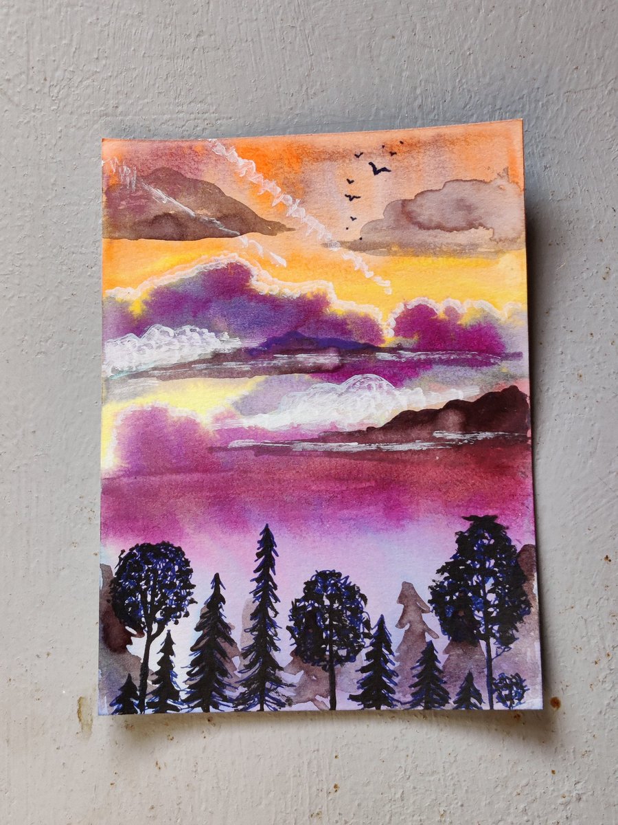 Skullcapforager's tweet photo. #watercolor #paintings https://t.co/OAgaKC9S2W