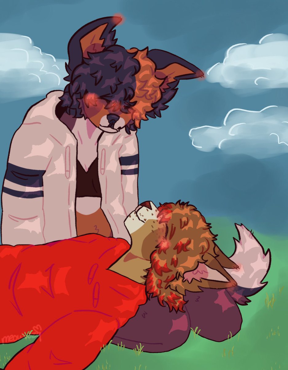 finnimss's tweet image. recent art!!! all characters belong to me!! (orange cat w my sona is my gfs sona tho)
🎀 #furryocs #furryoc #ocart #ocs #furryart #furryartwork #ArtistOnTwitter