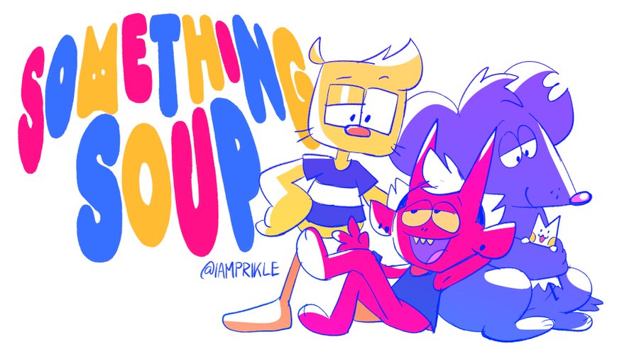 jesterpunk_'s tweet photo. happy #TransDayOfVisibility 🌈 support ur fav genderless animation creature by enjoying something soup!! ✨😳 #TDOV https://t.co/vfRzo1rlmL