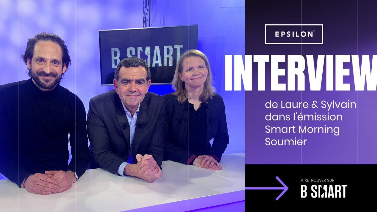 Epsilon France (@epsilondatamktg) on Twitter photo 🎥 Retrouvez <a href="/LaureDebos/">Laure Debos</a> & <a href="/SylvainBellier/">Sylvain Bellier</a> sur <a href="/B_SMART_TV/">B SMART 4Change</a> au micro de <a href="/ssoumier/">Stephane Soumier</a>.
👏 L'occasion de présenter nos projets #Datamarketing pour 2023, notre offre de formation Epsilon Masterclass ainsi que nos valeurs.
🚀 ow.ly/RoIC50NtO5v
#EveryInteractionCounts 🎥 Retrouvez <a href="/LaureDebos/">Laure Debos</a> & <a href="/SylvainBellier/">Sylvain Bellier</a> sur <a href="/B_SMART_TV/">B SMART 4Change</a> au micro de <a href="/ssoumier/">Stephane Soumier</a>.
👏 L'occasion de présenter nos projets #Datamarketing pour 2023, notre offre de formation Epsilon Masterclass ainsi que nos valeurs.
🚀 ow.ly/RoIC50NtO5v
#EveryInteractionCounts