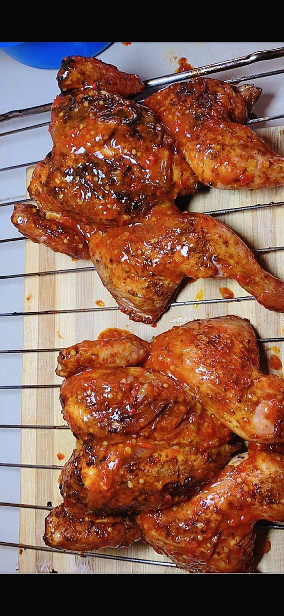 Large whole BBQ chicken for N7500, and you get  it delivered FREE within ibadan town. Available tomorrow