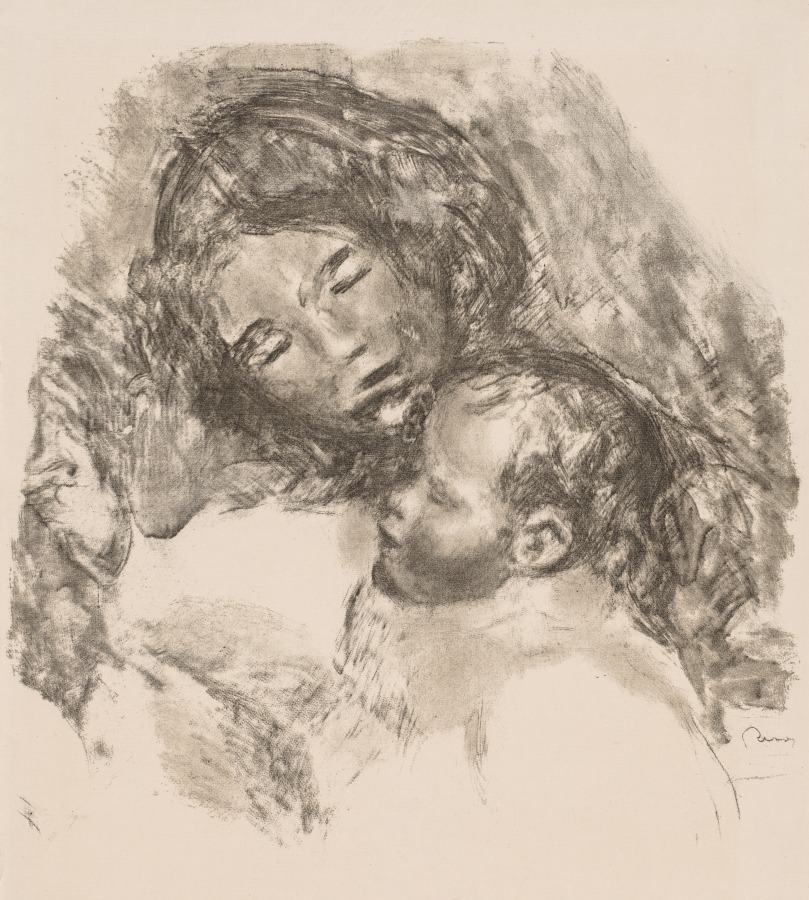 Pierre-Auguste Renoir, Motherhood, 1912? #cmaopenaccess #clevelandartmuseum clevelandart.org/art/1949.406