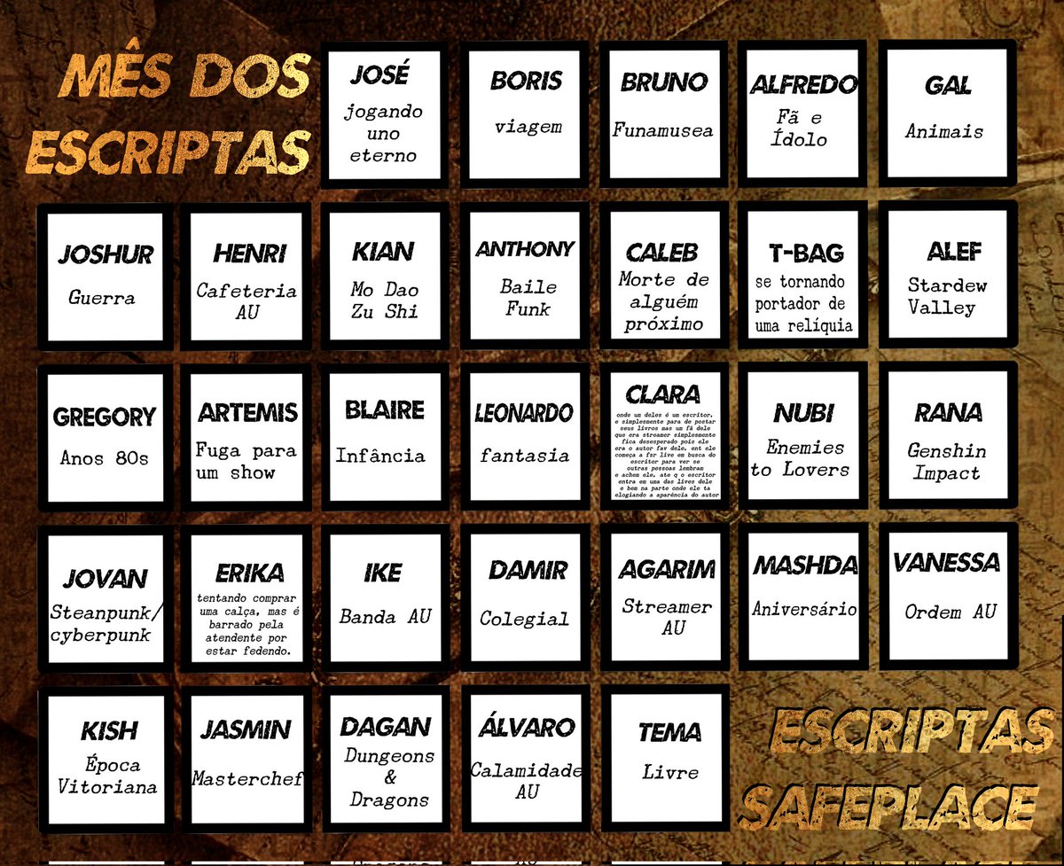 SAFESCRIPTA's tweet photo. ULTIMI DIA!!
Hoje รฉ tudo livre! Livre pra escolher o tema! Livre pra escolher o Escripta!! LIVRE DESSE MรS CRUEL QUE FEZ A GENTE DE REFรM E NEM PEDIU RESGATE!!!
Para interagir vc pode usar:
#EscriptasStans
#EscriptasMonth
#EscriptaMonth https://t.co/enZzK6dPz3