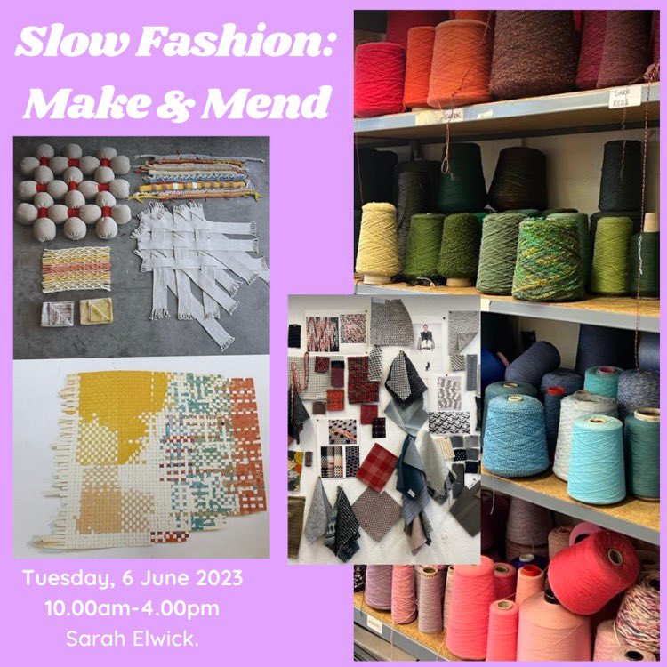 Introducing the fifth and final summer school creative course, Slow Fashion: Make & Mend! Find out more here: brighton.ac.uk/studying-here/… #art #arts #wellbeing #mentalhealth #brighton #brightonuni #fashion #slowfashion #sustainable #sustainability #makeandmend #textiles