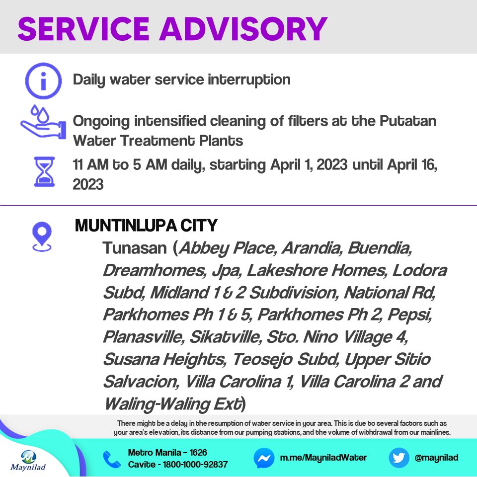 Maynilad Water Services, Inc. on Twitter "Our mobile water tankers are