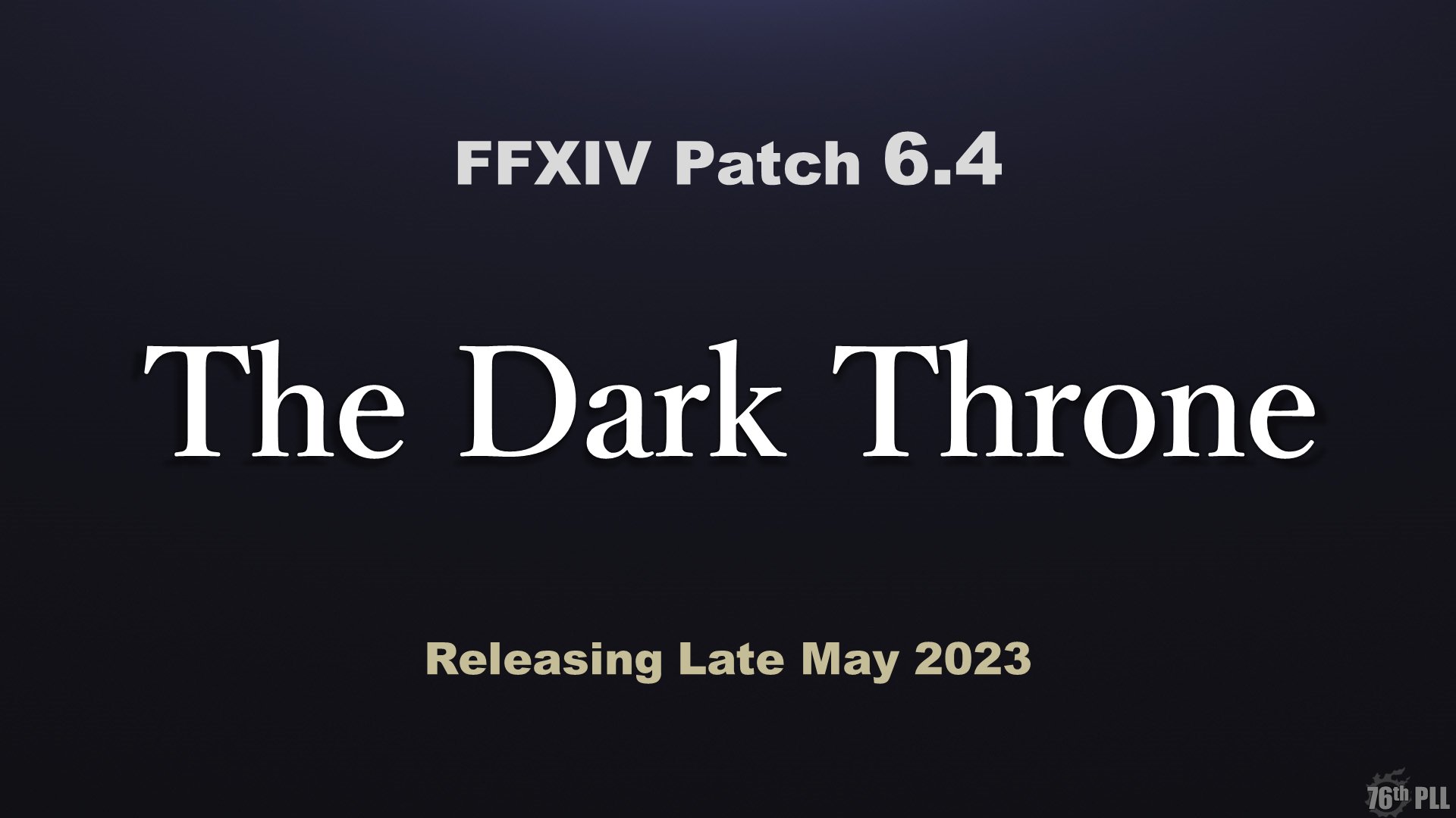 FINAL FANTASY XIV on Twitter "FFXIV Patch 6.4 The Dark Throne is