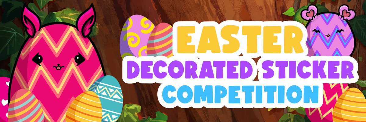 chu_mb1's tweet photo. Hello Chumbi Gang!!!! 

🐰 STICKER CONTEST: CHUMBI EASTER EGG 🐰 
Easter is approaching! Did you miss our sticker contests?!! 

Please read all the details posted on our discord:
https://t.co/VtVEBHbO5y

up to 225 USDC will be giving away! 💚

#Chumbi
#NFTCommunity #NFTartist https://t.co/SBlvhdgD6c